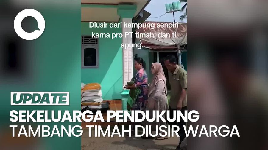 Video Warga di Bangka Tengah Diusir Karena Setuju Tambang Timah