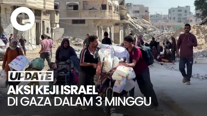 Video: Israel Bunuh Lebih dari 1.000 Orang di Gaza Kurang dari Sebulan