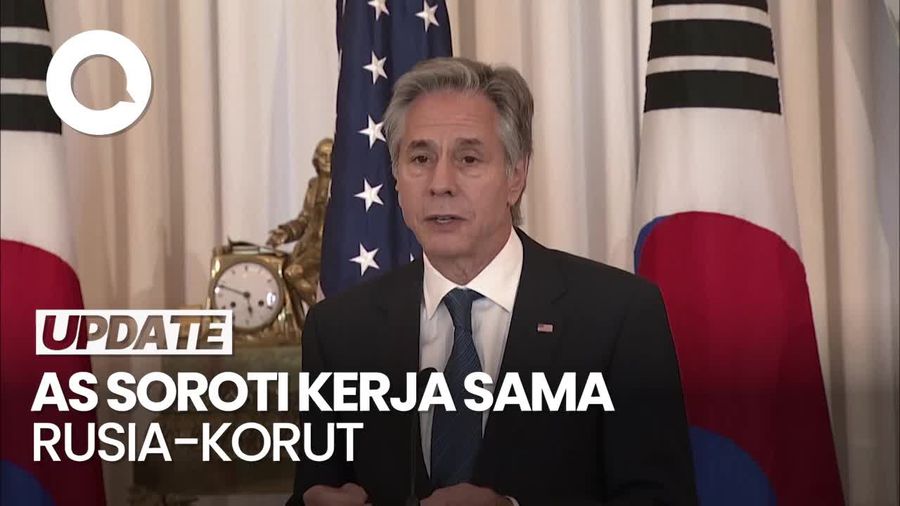 Video: AS Sebut Rusia Lemah Karena Dibantu 10.000 Pasukan Korut di Ukraina