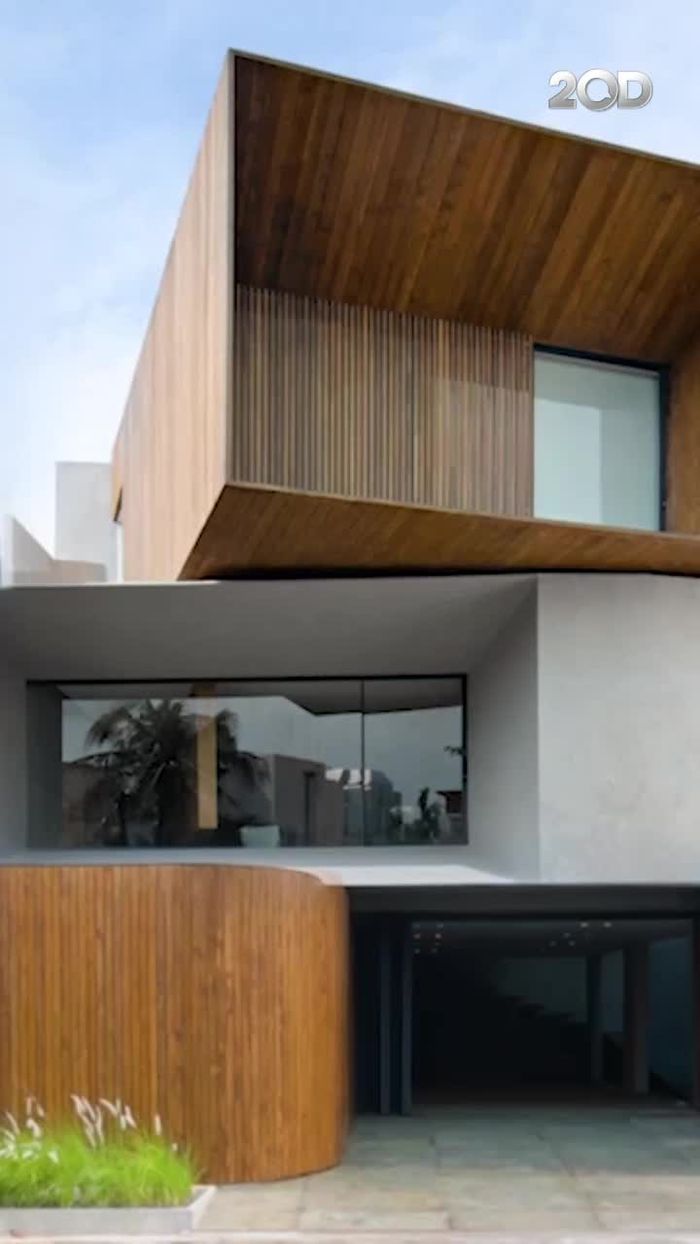 Video Rumah Unik, Fasad Nyerong Futuristis
