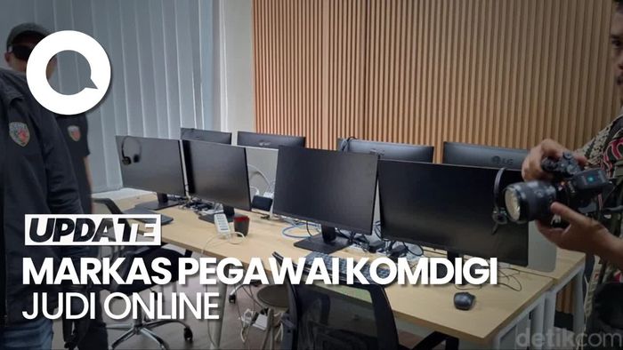 Video Suasana Kantor Satelit Pegawai Komdigi Tersangka Kasus Judi Online