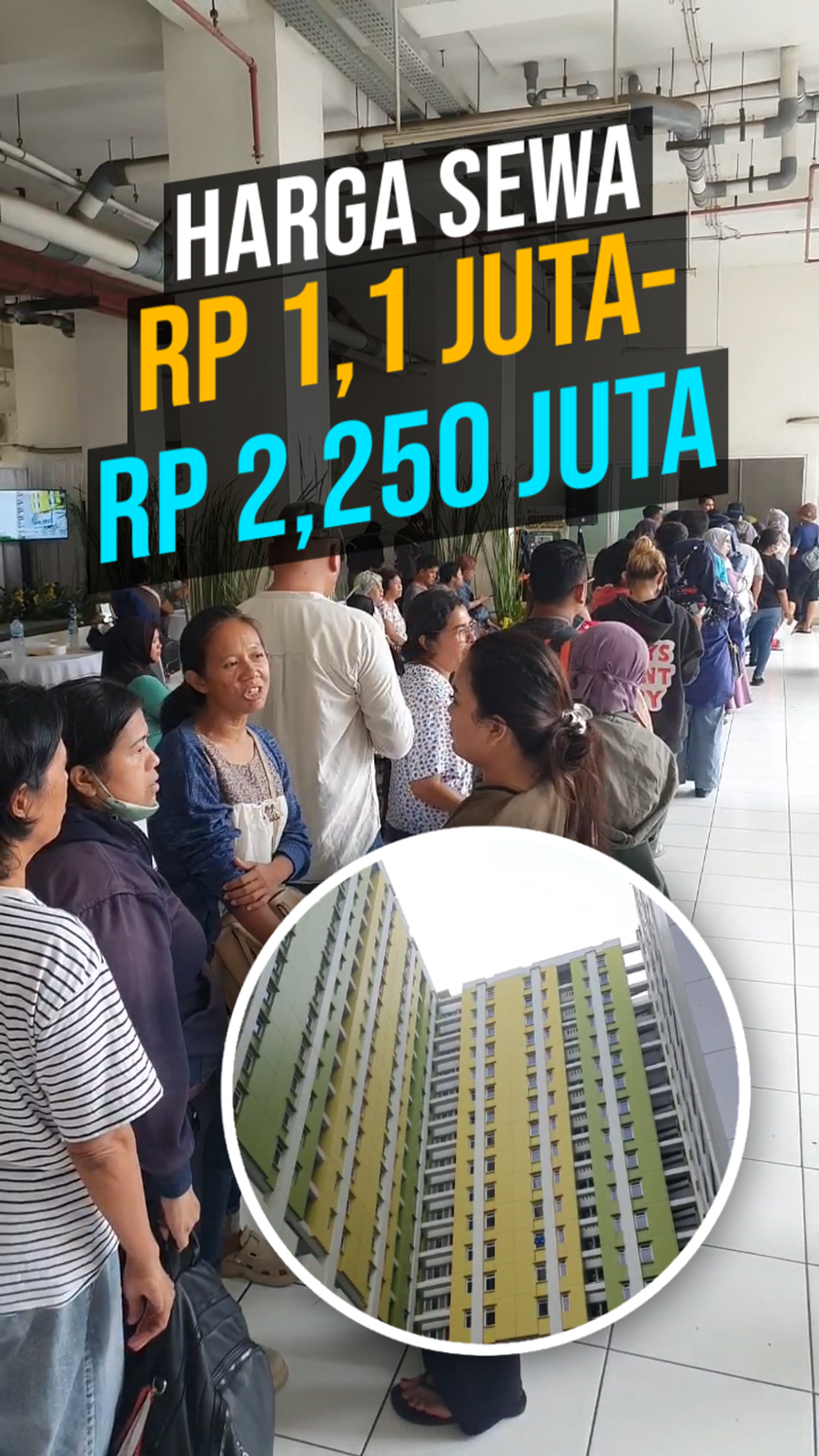 Video Antusias Warga Serbu Open House Rusunawa Pasar Rumput