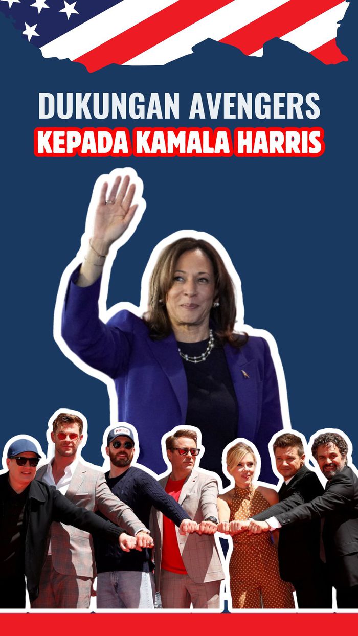 Video: Avengers Dukung Kamala Harris Jadi Presiden AS