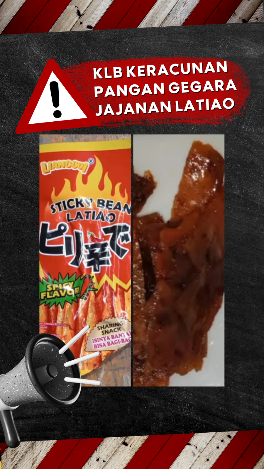 Video: Kontaminasi Bakteri pada Jajanan Latiao Diduga Picu KLB Keracunan Pangan
