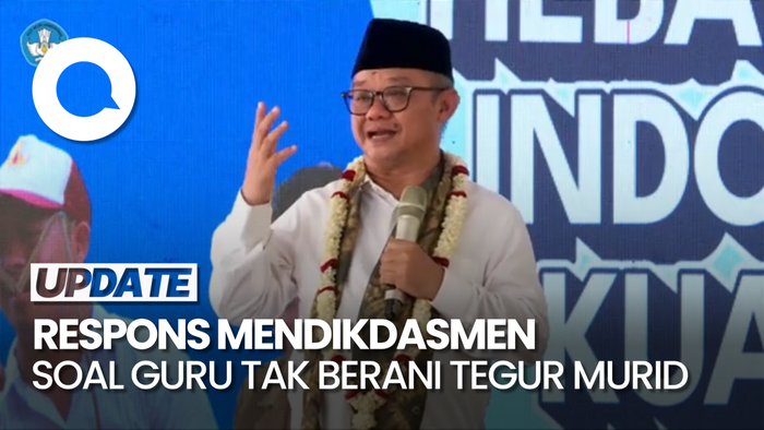Video: Mendikdasmen Minta Guru Disiplinkan Murid Sesuai Zaman