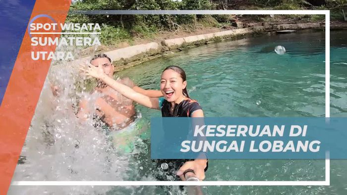 Keseruan Bermain Bersama Warga Lokal di Sungai Lobang, Sumatera Utara