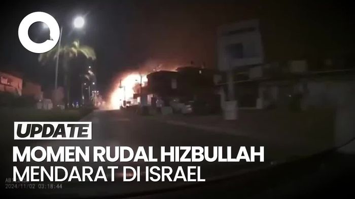 Video: Rekaman Dashcam Detik-detik Rudal Hizbullah Mendarat di Rumah Warga Israel