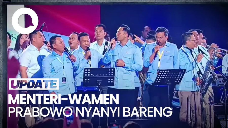 Video Momen Wiranto hingga AHY Nyanyi Bareng di Deklarasi GSN