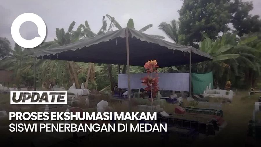 Video: Kata Dokter Setelah Makam Siswi Penerbangan yang Tewas di Medan Dibongkar