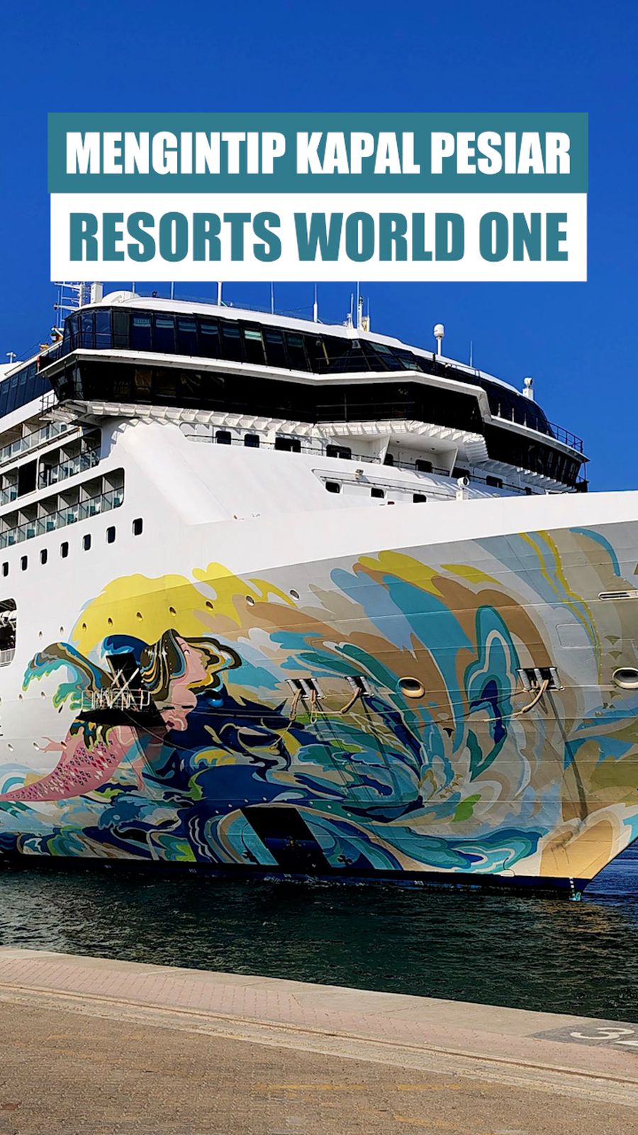 Video: Kapal Pesiar Resorts World One Mulai Berlayar di Dubai