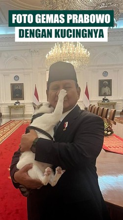 Video: Momen Gemas Bobby Kertanegara Gigit Wajah Prabowo