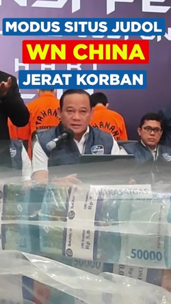  Video: Situs Judol WN China Cuma Deposit Rp 10 Ribu, 85 Ribu WNI Terjerat