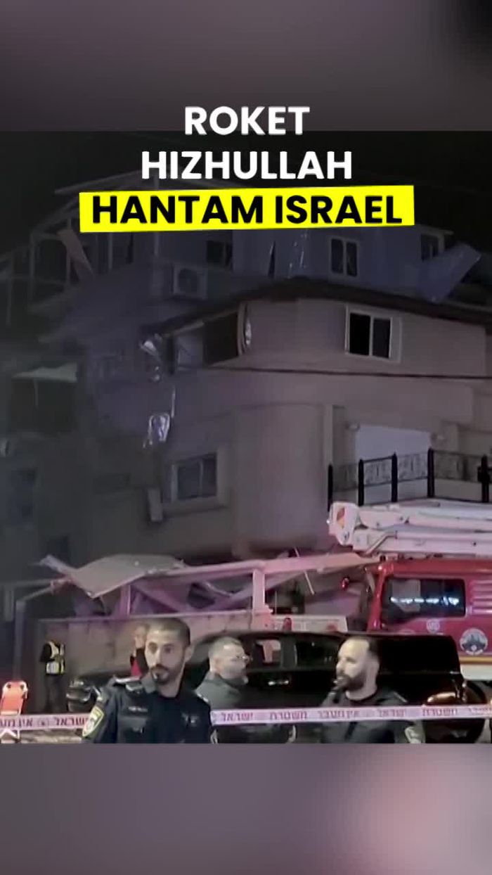 Video: Roket Hizbullah Hantam Israel, 19 Orang Terluka