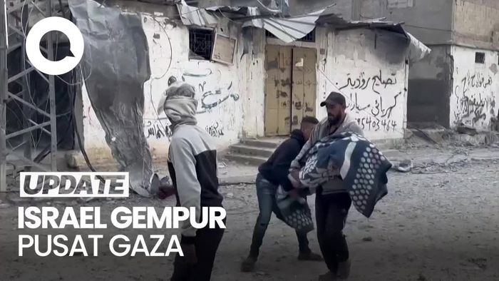 Video: Serangan Israel di Pusat Gaza Tewaskan 47 Orang, Mayoritas Wanita & Anak-anak