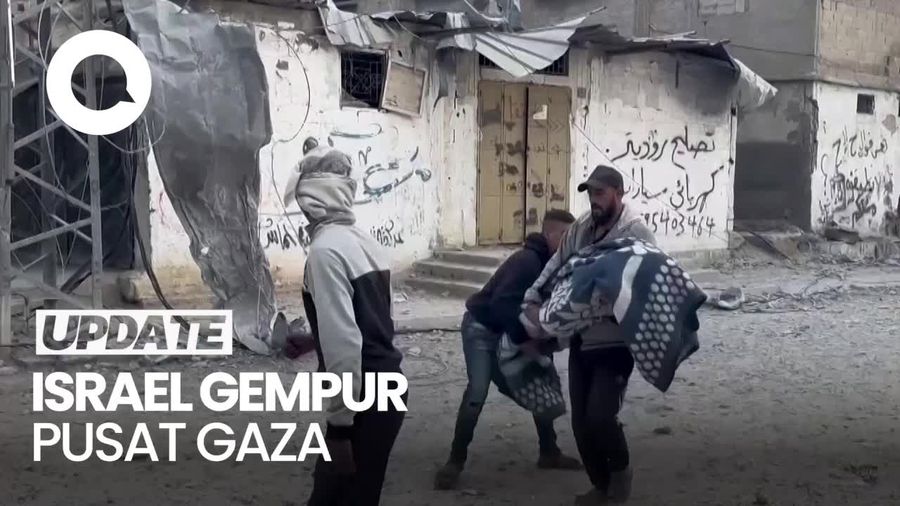 Video: Serangan Israel di Pusat Gaza Tewaskan 47 Orang, Mayoritas Wanita & Anak-anak