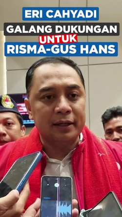 Video: Momen Eri Cahyadi Galang Dukungan Warga untuk Risma-Gus Hans