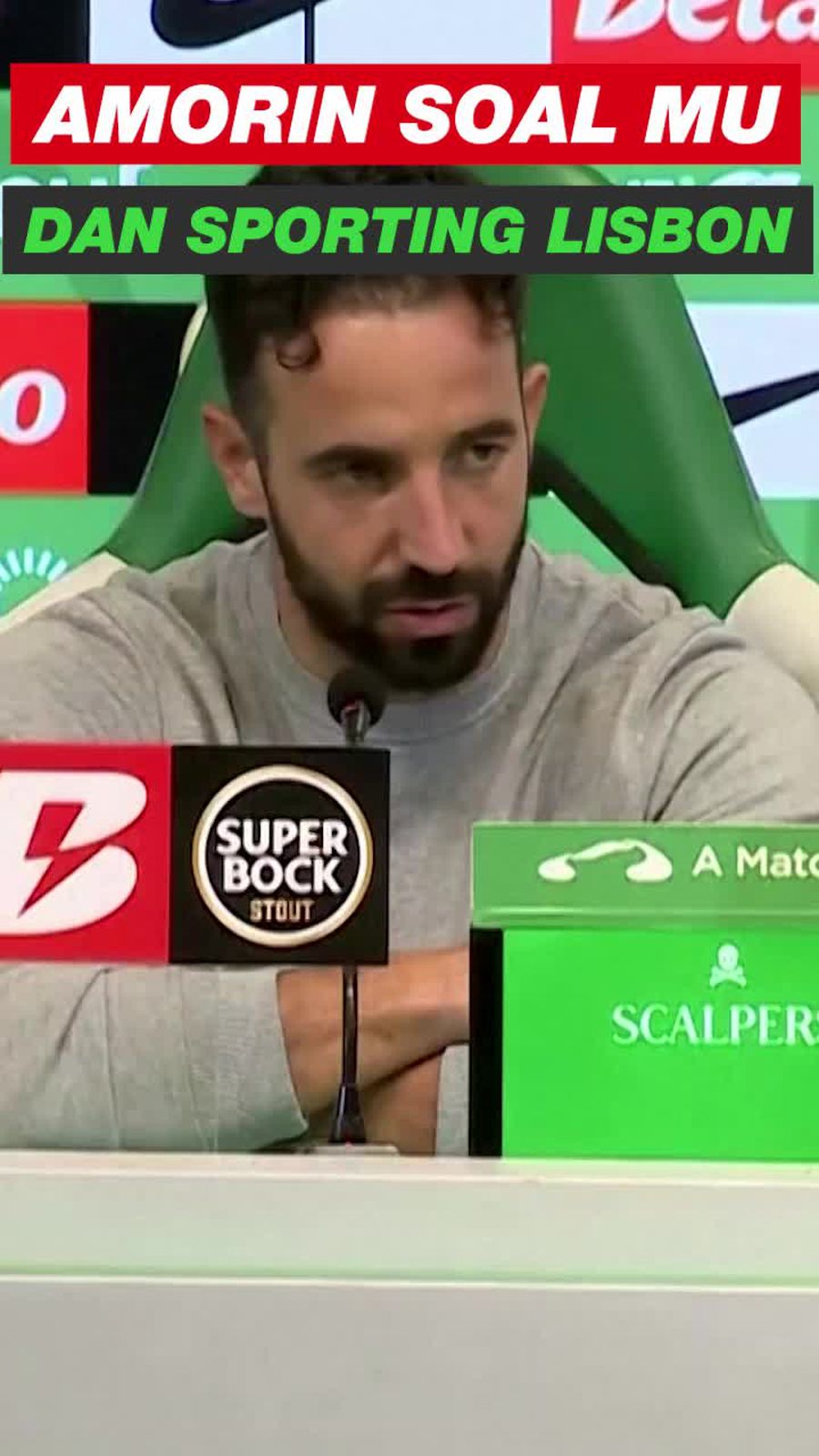 Video: Amorim Sebetulnya Ingin Temani Sporting CP hingga Akhir Musim, Tapi...