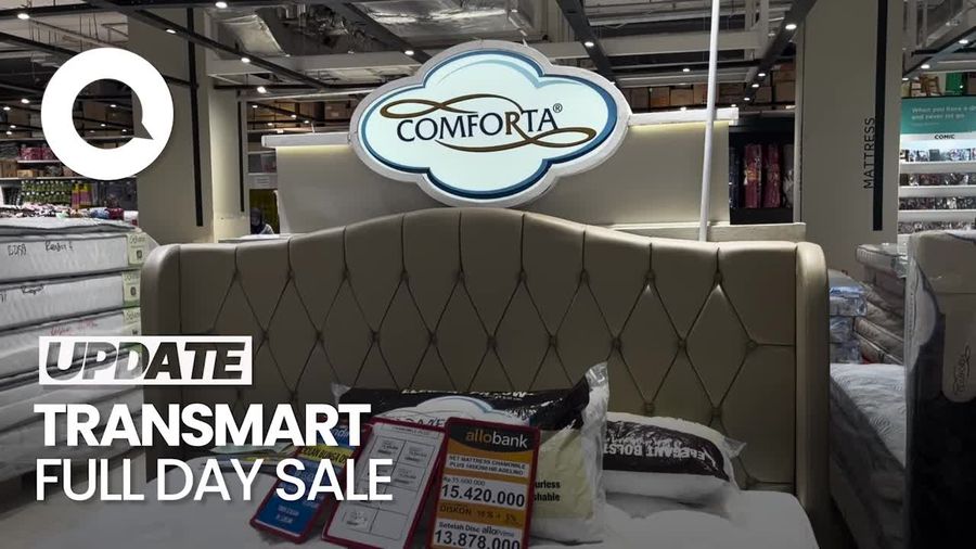 Video: Promo Besar! Kasur di Transmart Full Day Sale Diskon hingga Rp 21 Juta