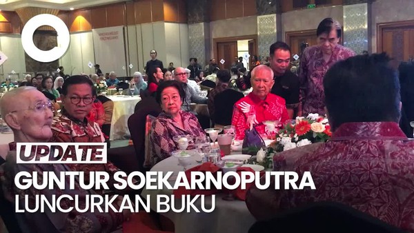Video: Megawati hingga Pramono-Rano Hadiri Peluncuran Buku Guntur
