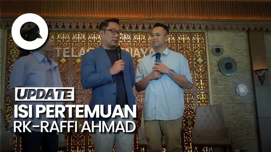 Video: Ridwan Kamil Temui Raffi Ahmad, Pastikan Tak Terkait Politik