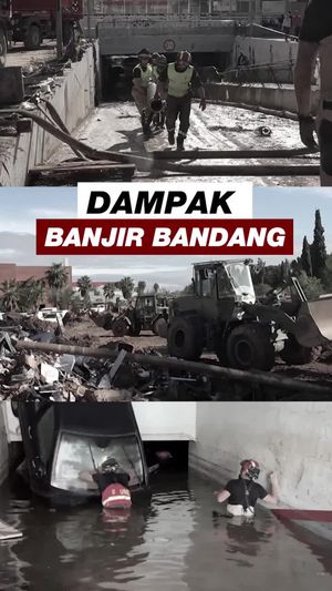 Video: Penampakan Kota Valencia Seusai Diterjang Banjir Bandang