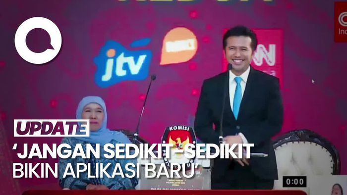 Video Lukman Mau Bikin Aplikasi One Jatim, Emil Singgung Wanti-wanti Jokowi