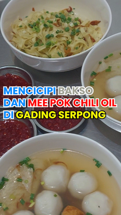 Video: Cita Rasa Bakso Ikan dan Mee Pok yang Dicocol dengan Chili Oil