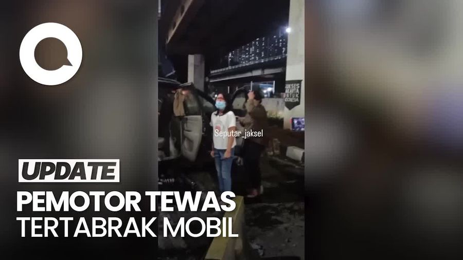 Video: Dua Pemotor Tewas Ditabrak Mobil di Grogol Jakbar