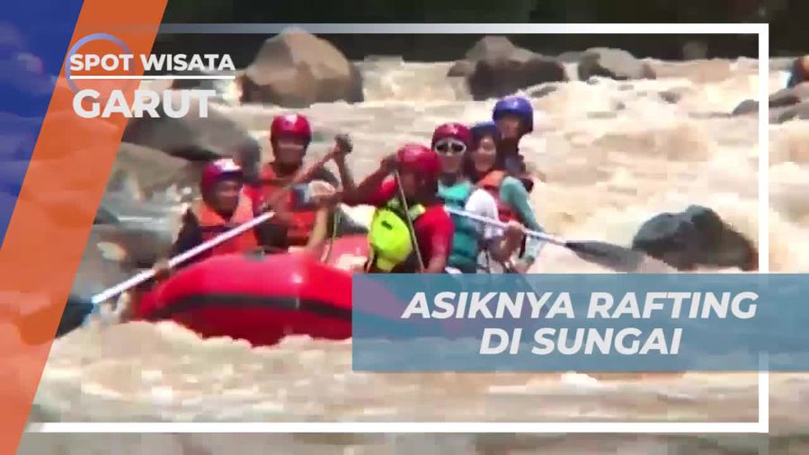 Keseruan Rafting di Sungai Cimanuk yang Menantang di Garut