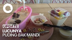 Video: Gemas! Ada Puding Bak Mandi dengan Sereal Warna-warni