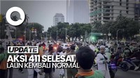 Video: Massa Aksi 411 Bubar, Jalan Medan Merdeka Barat Kembali Dibuka