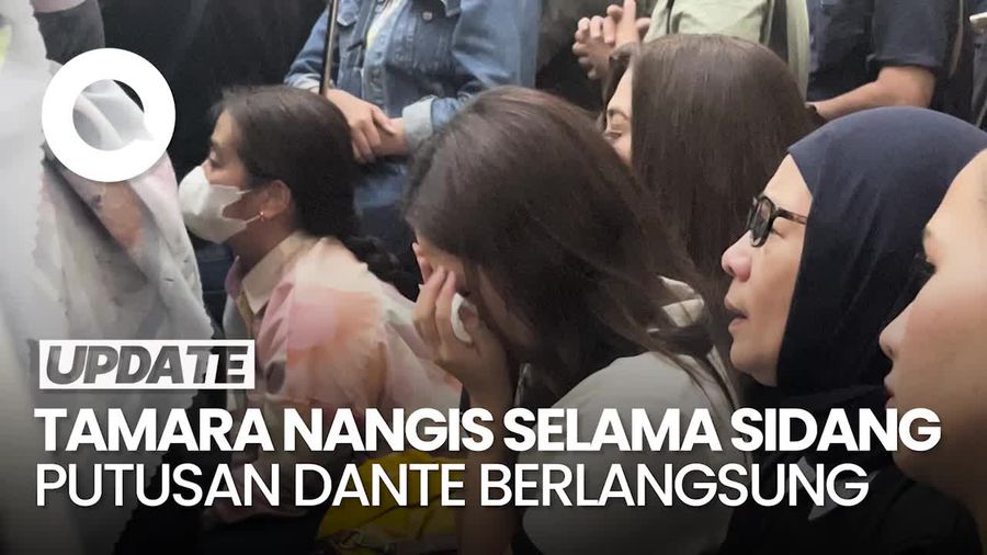Video: Tangis Tamara Tyasmara di Sidang Putusan Kasus Kematian Dante
