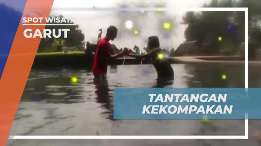 Tantangan Kekompakan Seru di Kampung Sampireun Garut