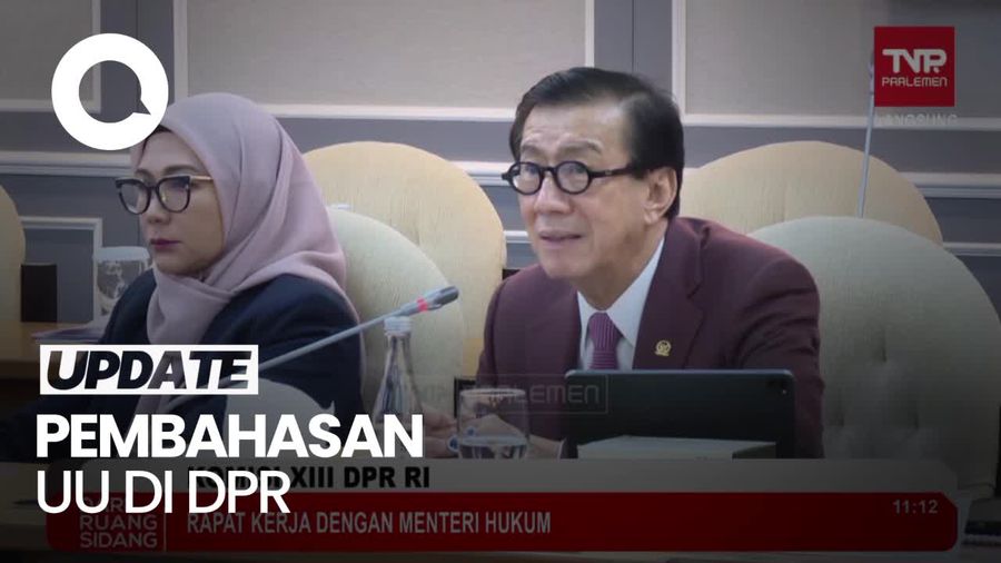 Video: Yasonna Laoly Minta Pembahasan UU di DPR Tak Kejar Tayang