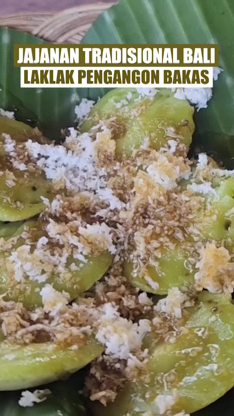 Video: Laklak Pengangon Bakas, Jajanan Tradisional Bali yang Bikin Nagih