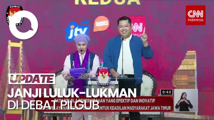 Video: Janji Luluk-Lukman Tak Ada Lagi Warga Jatim Nganggur