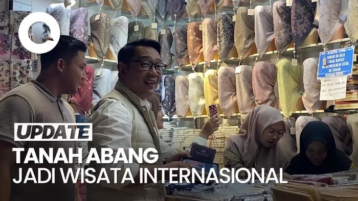 Video: Ridwan Kamil Ingin Tanah Abang Naik Kelas Jadi Wisata Internasional