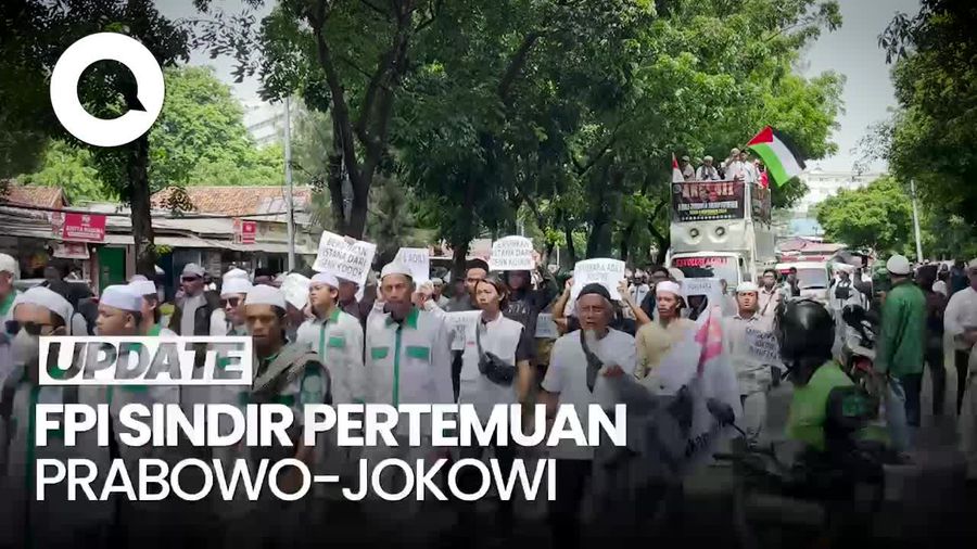 Video FPI Sindir Pertemuan Prabowo-Jokowi di Solo: Ada yang Takut Sama Reuni