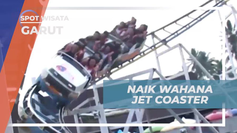 Menguji Adrenalin di Wahana Jet Coaster Taman Air Sabda Alam Garut