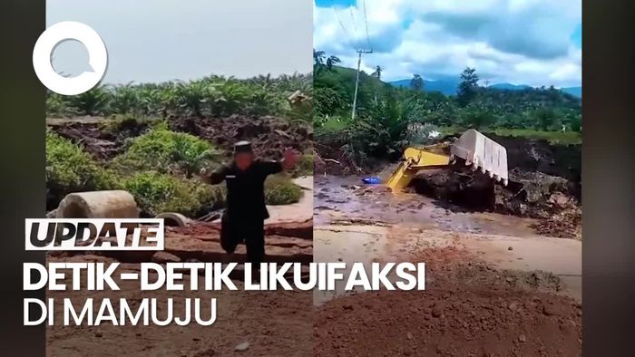 Video Ngerinya Likuifaksi di Mamuju: 1 Ekskavator Tertimbun-4 Desa Terisolir