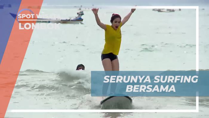 Keseruan Berselancar di Pantai Selong Belanak Lombok
