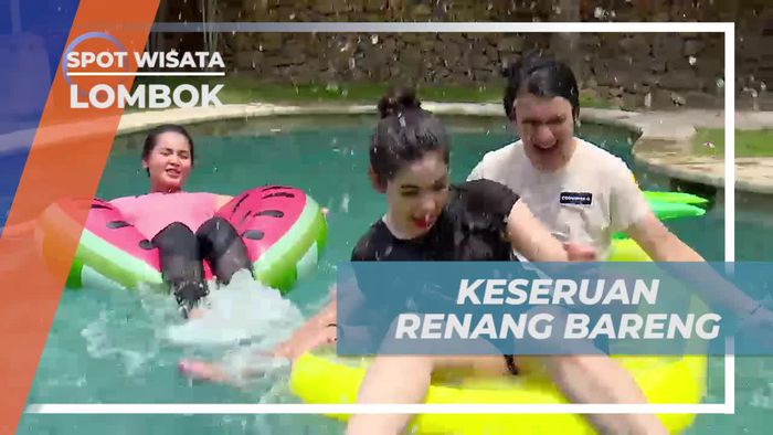 Serunya Berenang Bersama di Lombok