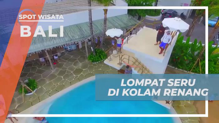 Menantang Adrenalin Lompat Seru di Kolam Renang Mrs Sippy Bali