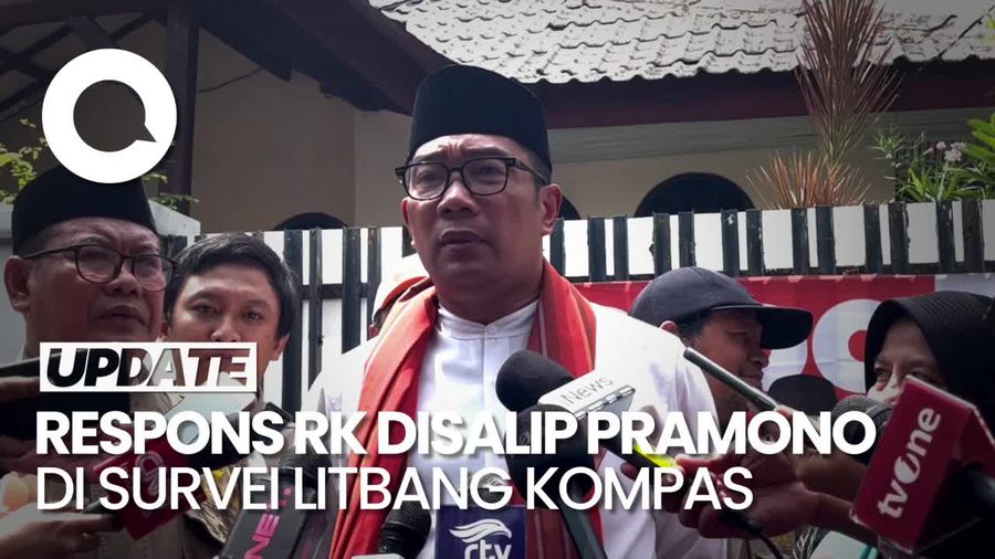 Video RK soal Disalip Pramono di Survei Litbang Kompas: Bukan Penentu Takdir