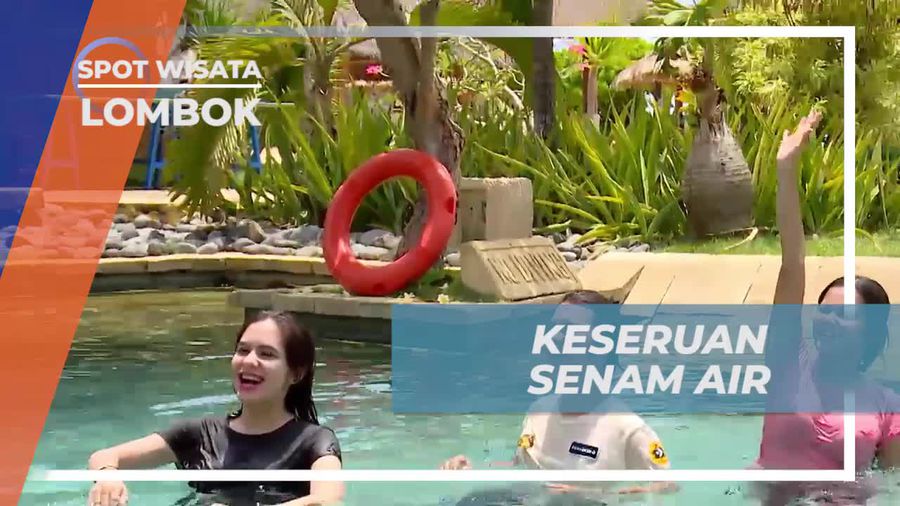 Berolahraga Seru dengan Senam Air di Lombok