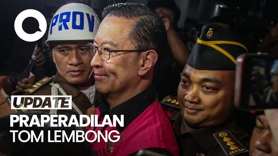 Video: Sidang Perdana Praperadilan Tom Lembong Digelar Senin 18 November