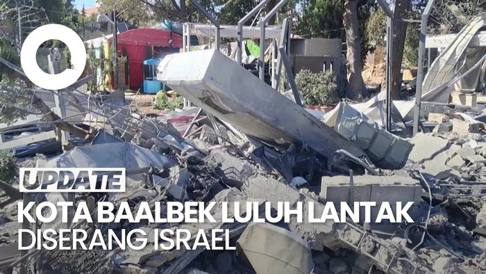Video: Serangan Israel Hancurkan Kota Baalbek di Lebanon, 52 Orang Tewas