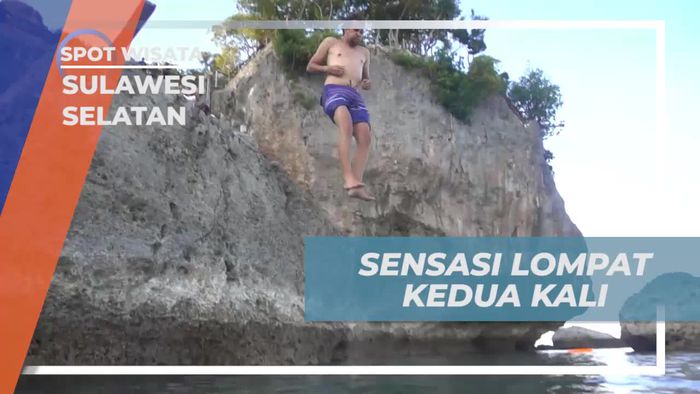Mencicipi Sensasi Lompat Kedua Kali dari Tebing Appalarang Sulawesi Selatan