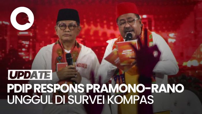 Video PDIP soal Pramono-Rano Unggul di Survei Kompas: Pasangan yang Mumpuni