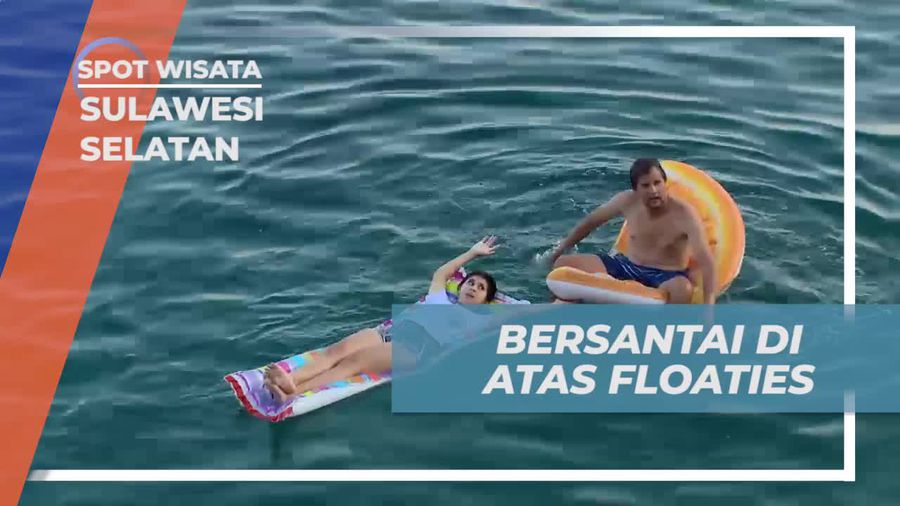 Bersantai di Laut yang Jernih di Bulukumba Sulawesi Selatan